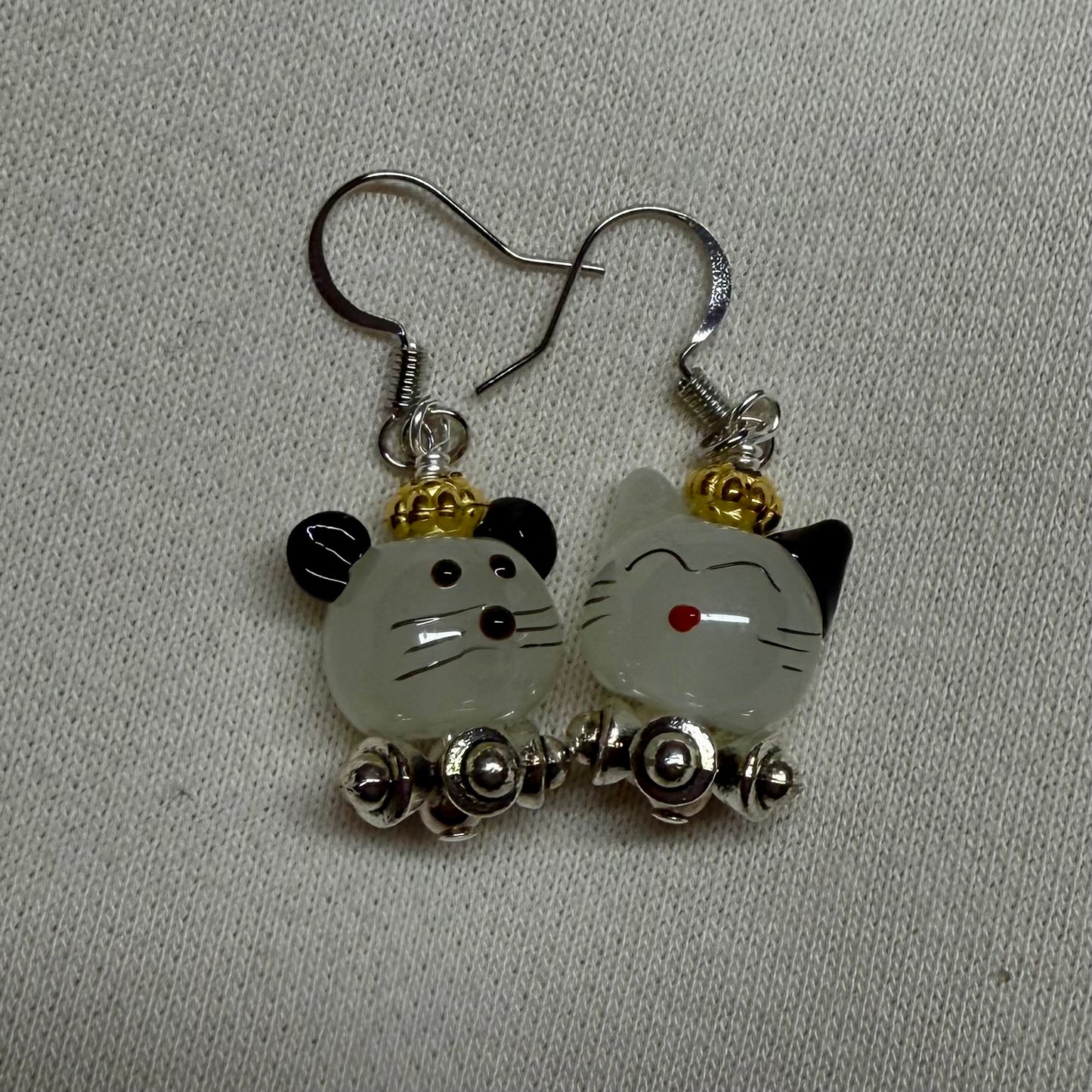 Cat & Mouse Earrings